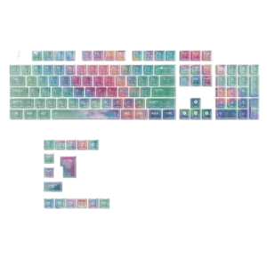 Translucent Gradient Mist Keycaps - Spring Cherry Blossom 119 Keys