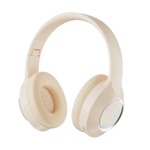 Glowing Bluetooth Headphones, Foldable Over-Ear Gaming Headset