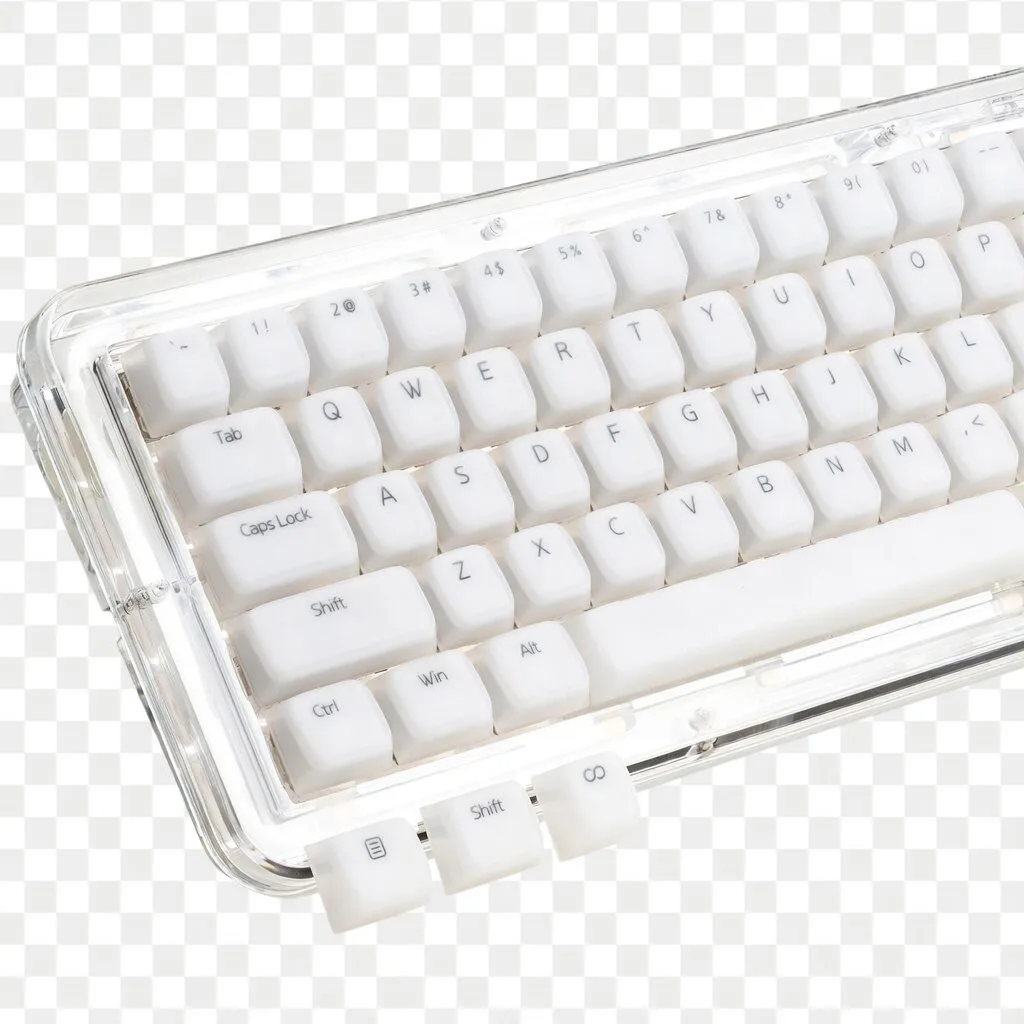 Silicone Pudding Keycaps – Soft, Skin-Friendly, Translucent OEM Profile for Mechanical Keyboards
