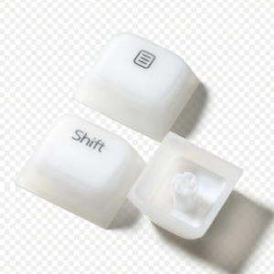 Silicone Pudding Keycaps - Soft, Skin-Friendly, Translucent OEM Profile for Mechanical Keyboards