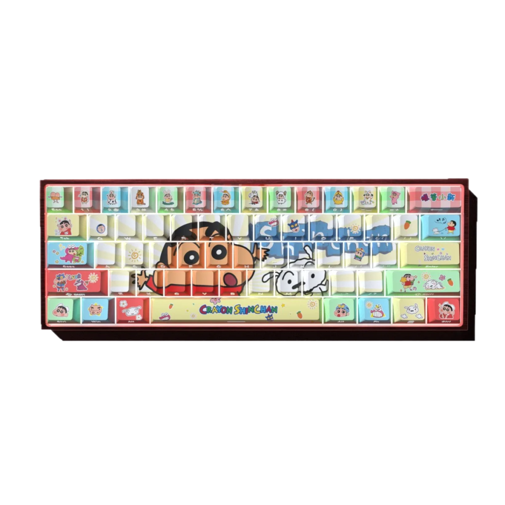 Crayon Shin-chan Keycaps - 74 Keys, OEM Profile, Side-Printed, PBT, Sublimation for custom mechanical keyboard keycap sourcing main product image