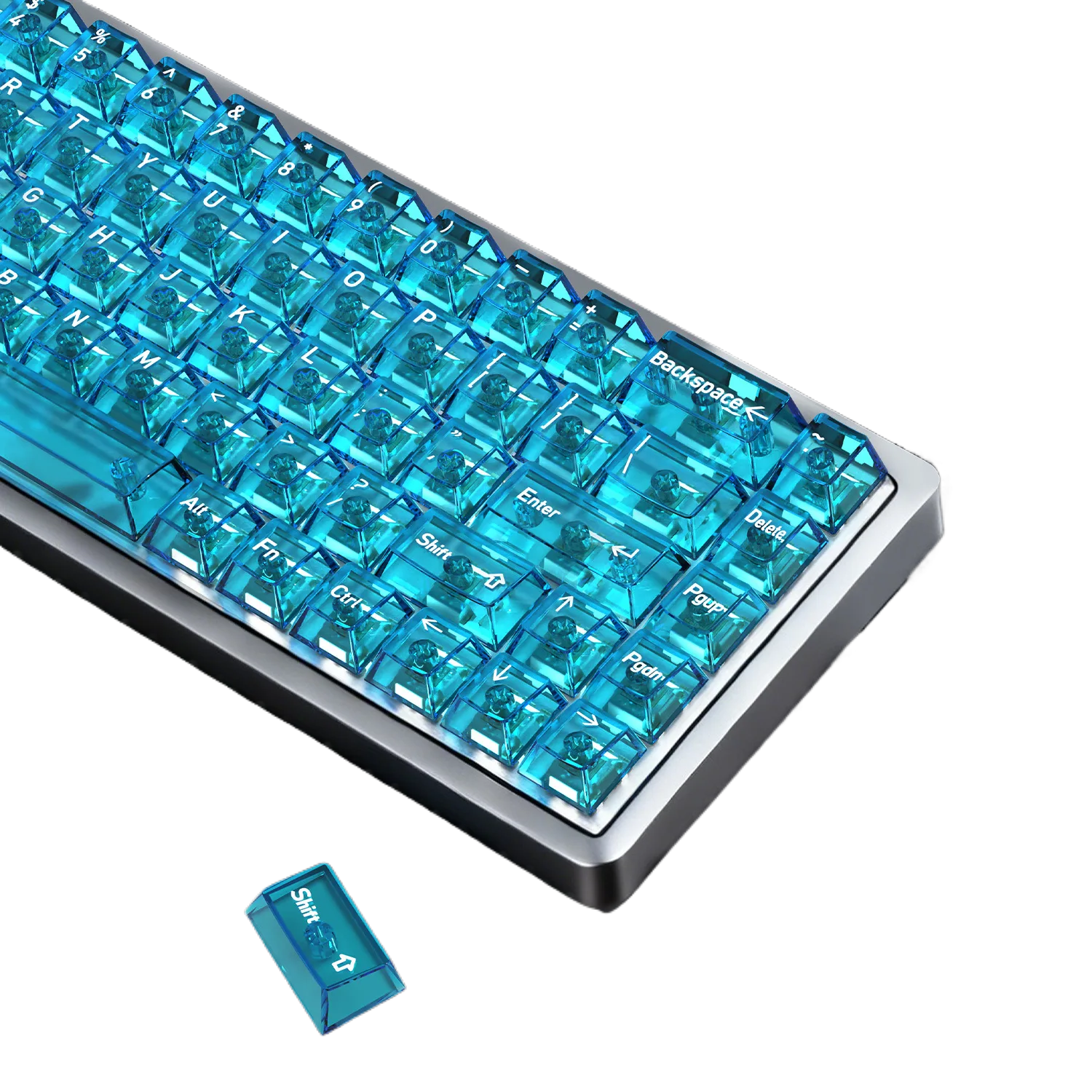PC Transparent Keycaps: OEM, Multi-Language, 136 Keys for custom mechanical keyboard keycap sourcing product gallery image 3