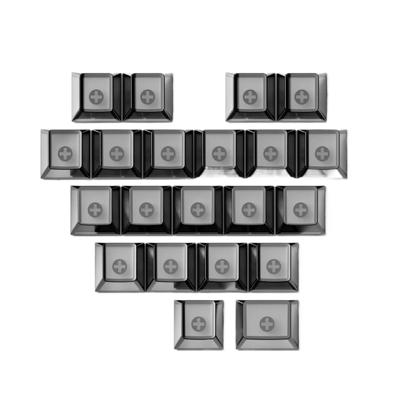 21 Key Transparent PC Keycap Set - Cherry Profile, Black, White, Red, Green & More for custom mechanical keyboard keycap sourcing main product image