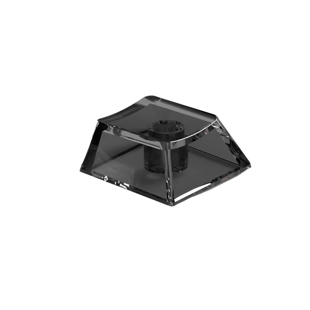 Crystal Clear PC Keycap Set - OEM Profile, Translucent, Multi-Color Options for custom mechanical keyboard keycap sourcing product gallery image 2