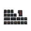 128 Keys Side Print Graffiti PBT Keycaps Set for custom mechanical keyboard keycap sourcing product gallery image 2