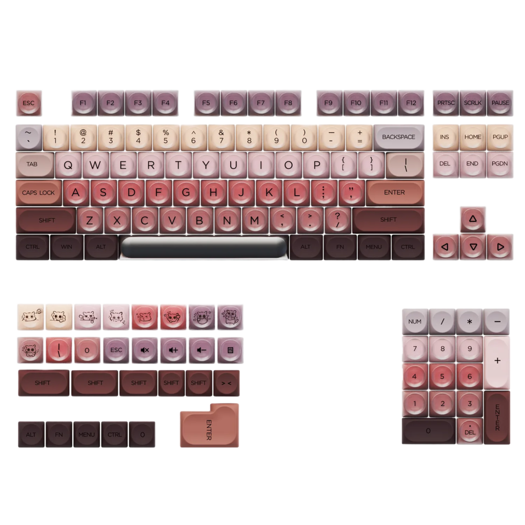 HOA Series Mechanical Keyboard Keycaps - Full Set, Boxed for custom mechanical keyboard keycap sourcing main product image