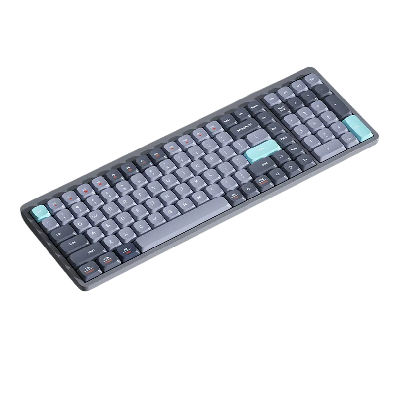 Custom 105-Key Low-Profile Mechanical Keyboard, Wireless Bluetooth, PBT Keycaps for custom mechanical keyboard keycap sourcing main product image