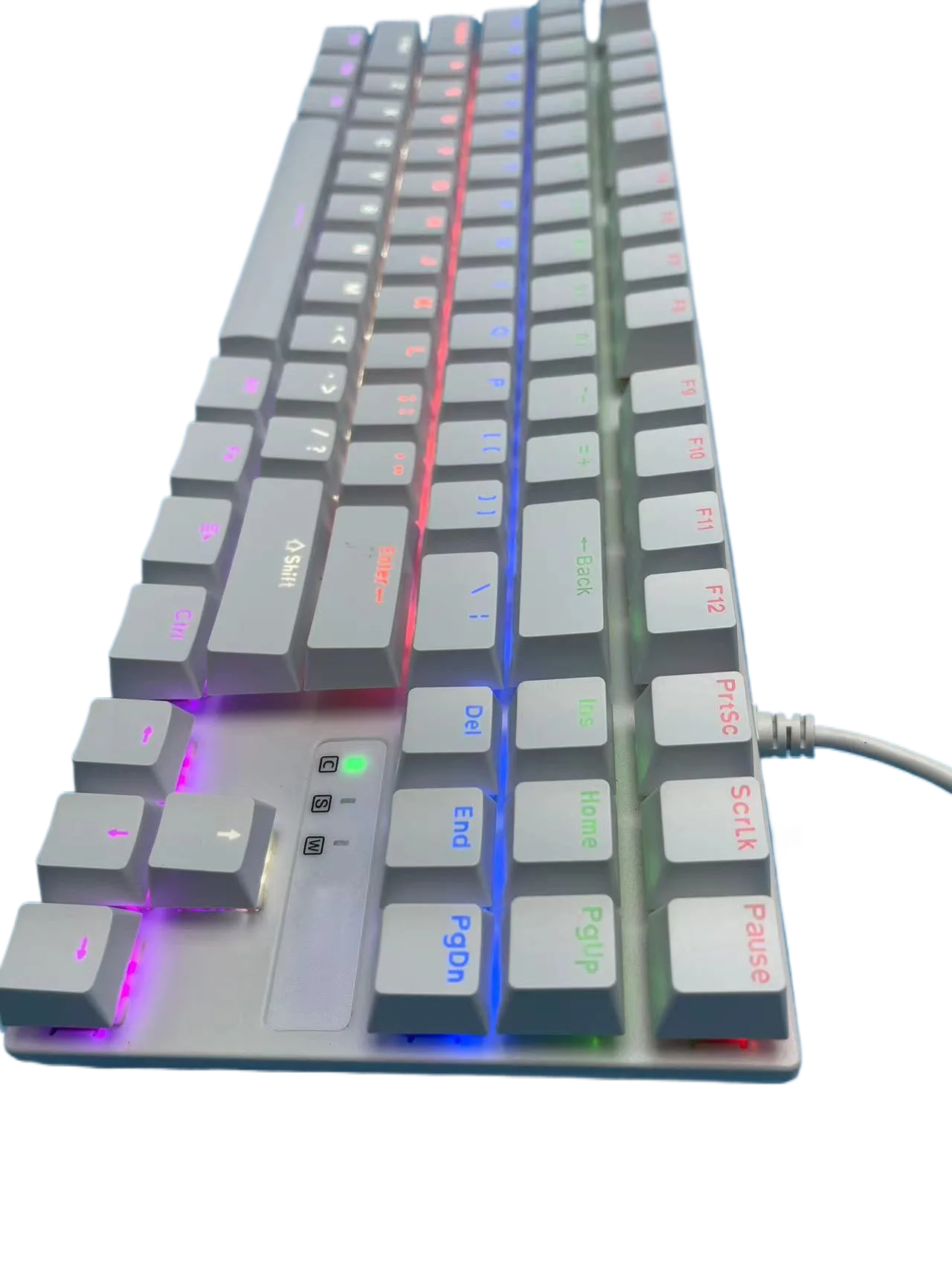 87-Key RGB Wired Mechanical Keyboard Compact Gaming Keyboard for OEM ODM keyboard wholesale product gallery image 2