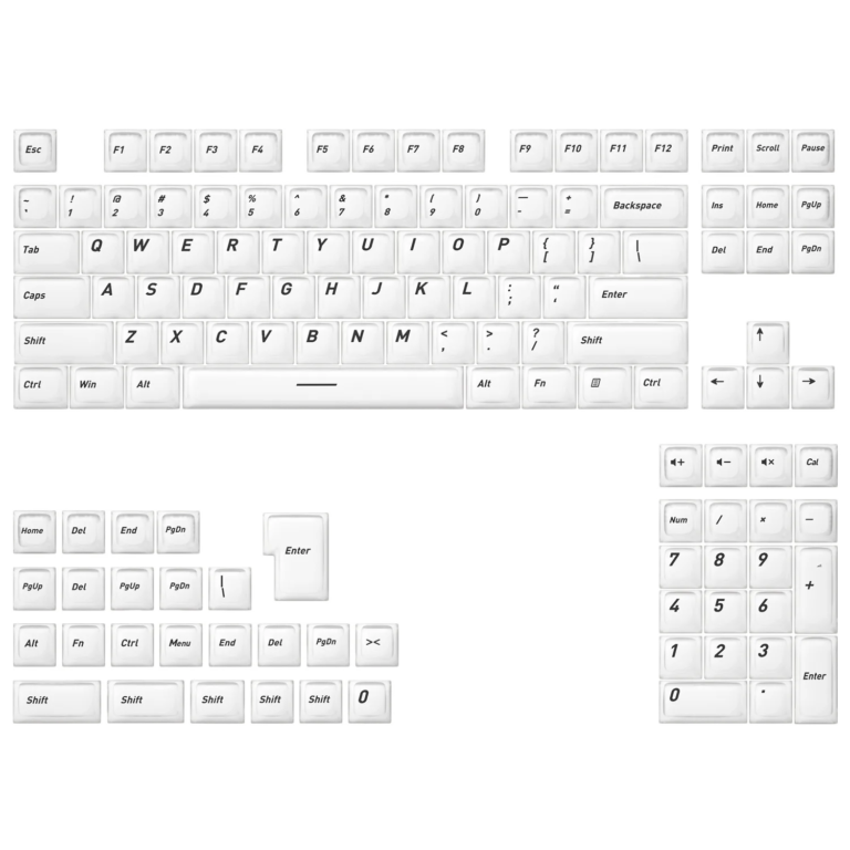 CSA Profile Powder Foundation Gen 2 Mechanical Keyboard Keycaps - 132 Keys for custom mechanical keyboard keycap sourcing main product image