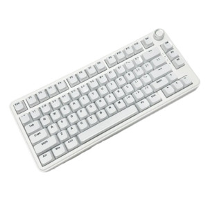 Minimalist White MDA Profile Keycaps - 115 Keys, Side Printed, Translucent PC
