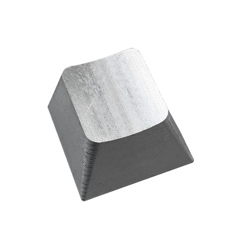 Aluminum Keycap Blank OEM Profile R4 Metal CNC Engraved ESC Number Row Keyboard Caps for custom mechanical keyboard keycap sourcing main product image