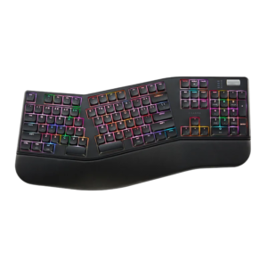 Ergonomic Split Mechanical Keyboard, Wireless Bluetooth Tri-Mode with Wrist Rest for OEM ODM keyboard wholesale supply main product image
