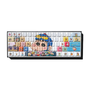 Ultraman Crayon Shin-chan 74 Keys PBT Keycap Set for custom mechanical keyboard keycap sourcing main product image