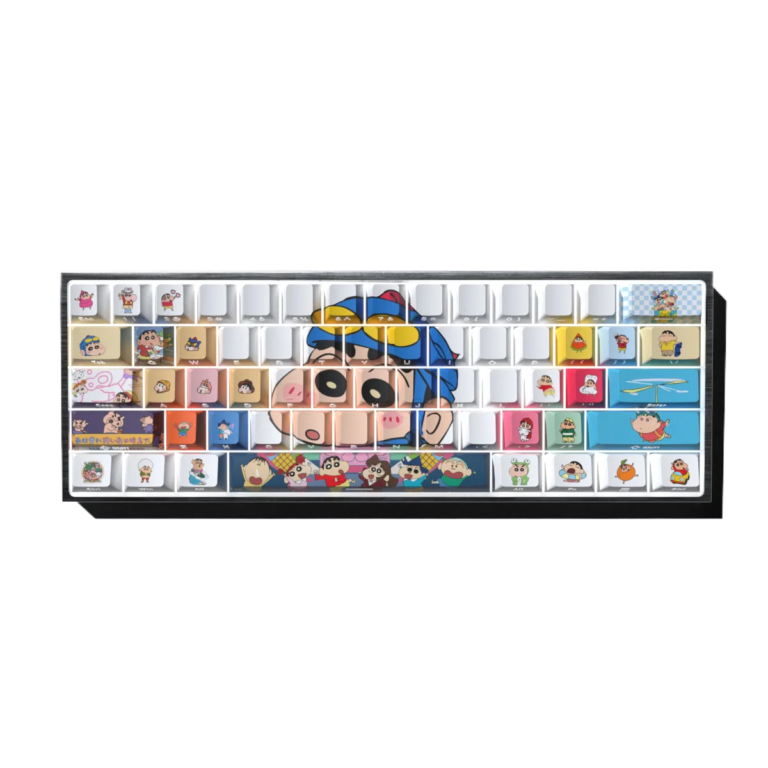 Ultraman Crayon Shin-chan 74 Keys PBT Keycap Set for custom mechanical keyboard keycap sourcing main product image