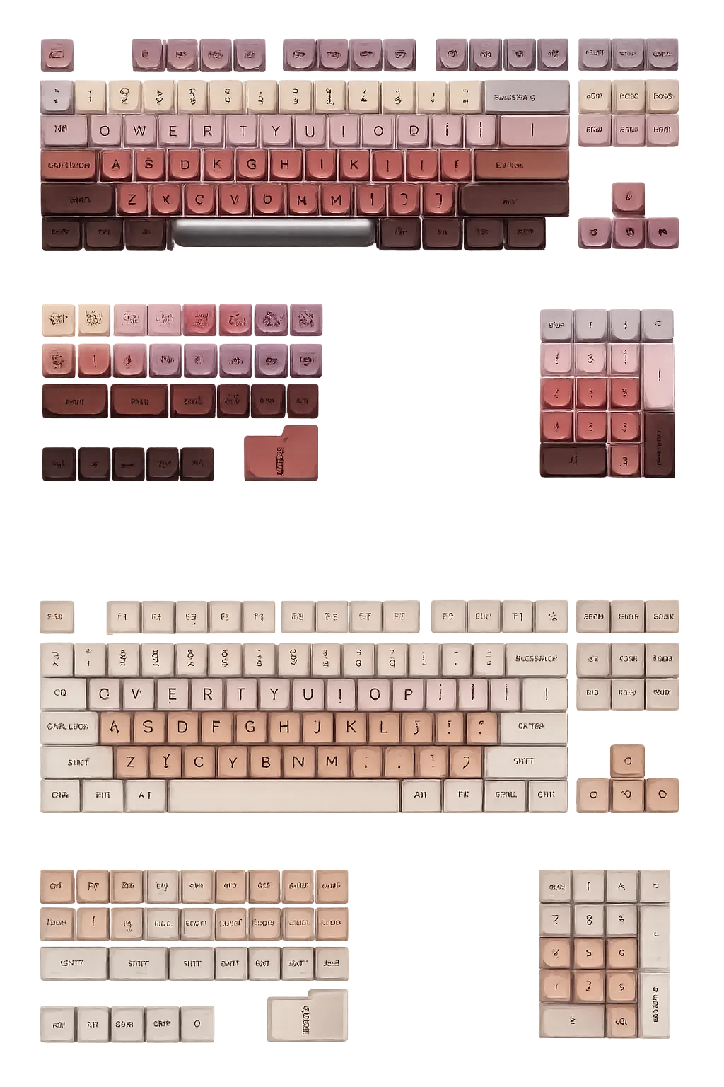 HOA Series Mechanical Keyboard Keycaps - Full Set, Boxed for custom mechanical keyboard keycap sourcing product gallery image 4