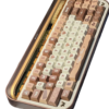 Caramel Macchiato Keycaps - OEM Profile Dye-Sub PBT Keycap Set for custom mechanical keyboard keycap sourcing main product image