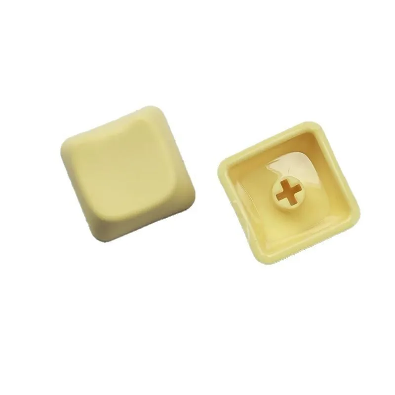 PBT Cat Macaron Multicolor MX Cross Daisy Keycaps – Matte Top, Smooth Bottom