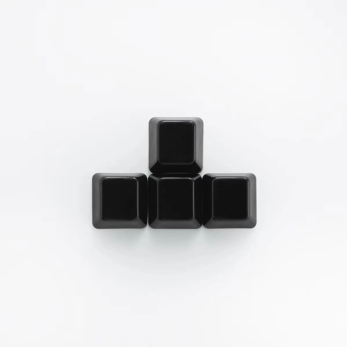 Small Batch Solid Color Ceramic WASD Keycap Set by allwinOEM/ODM