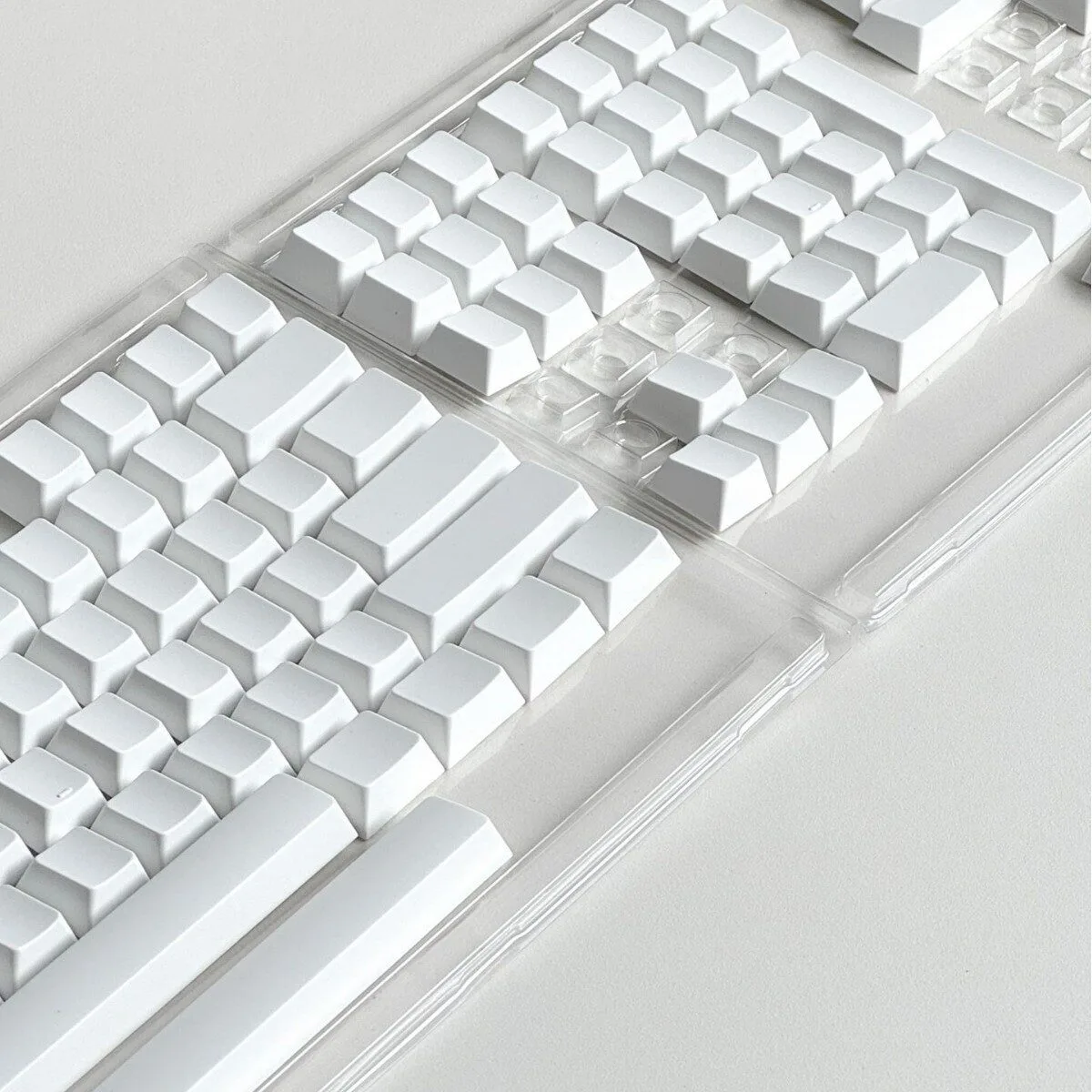 PBT 1.7mm OEM Profile Blank Keycaps for MX Mechanical Keyboards