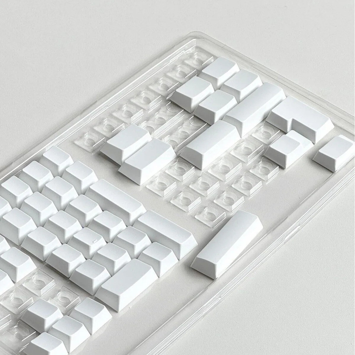 PBT 1.7mm OEM Profile Blank Keycaps for MX Mechanical Keyboards