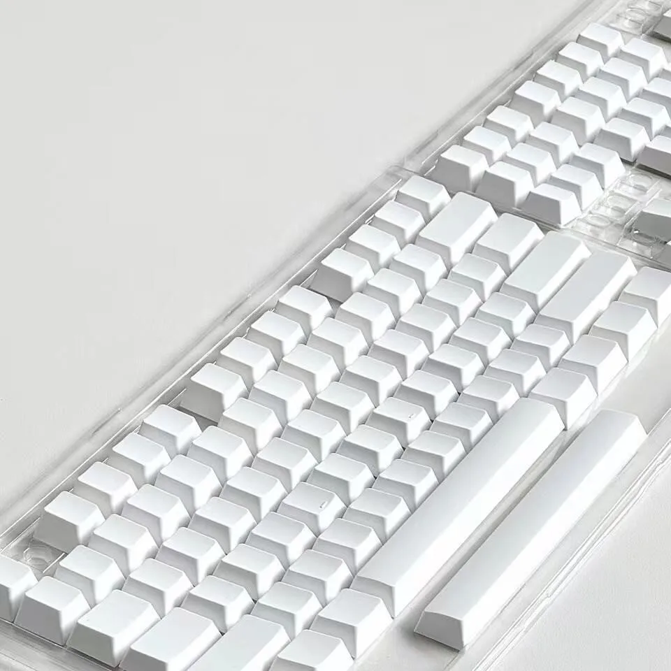 PBT 1.7mm OEM Profile Blank Keycaps for MX Mechanical Keyboards