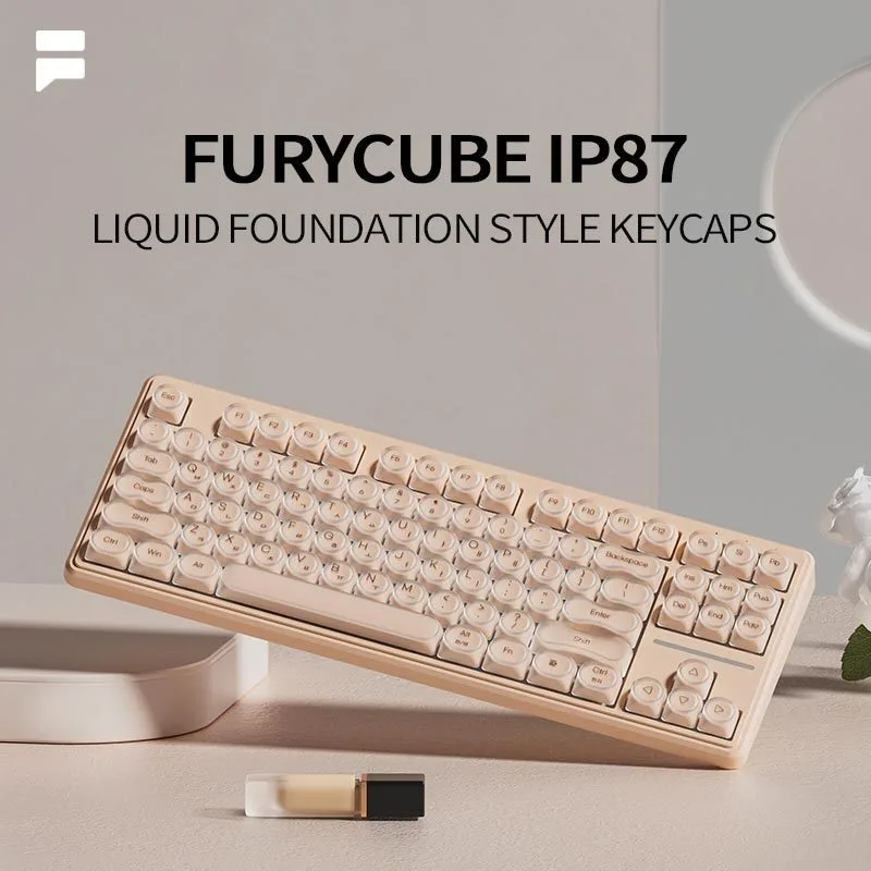 87-Key Wired Keyboard with RGB Backlight & Foundation Edition Colors
