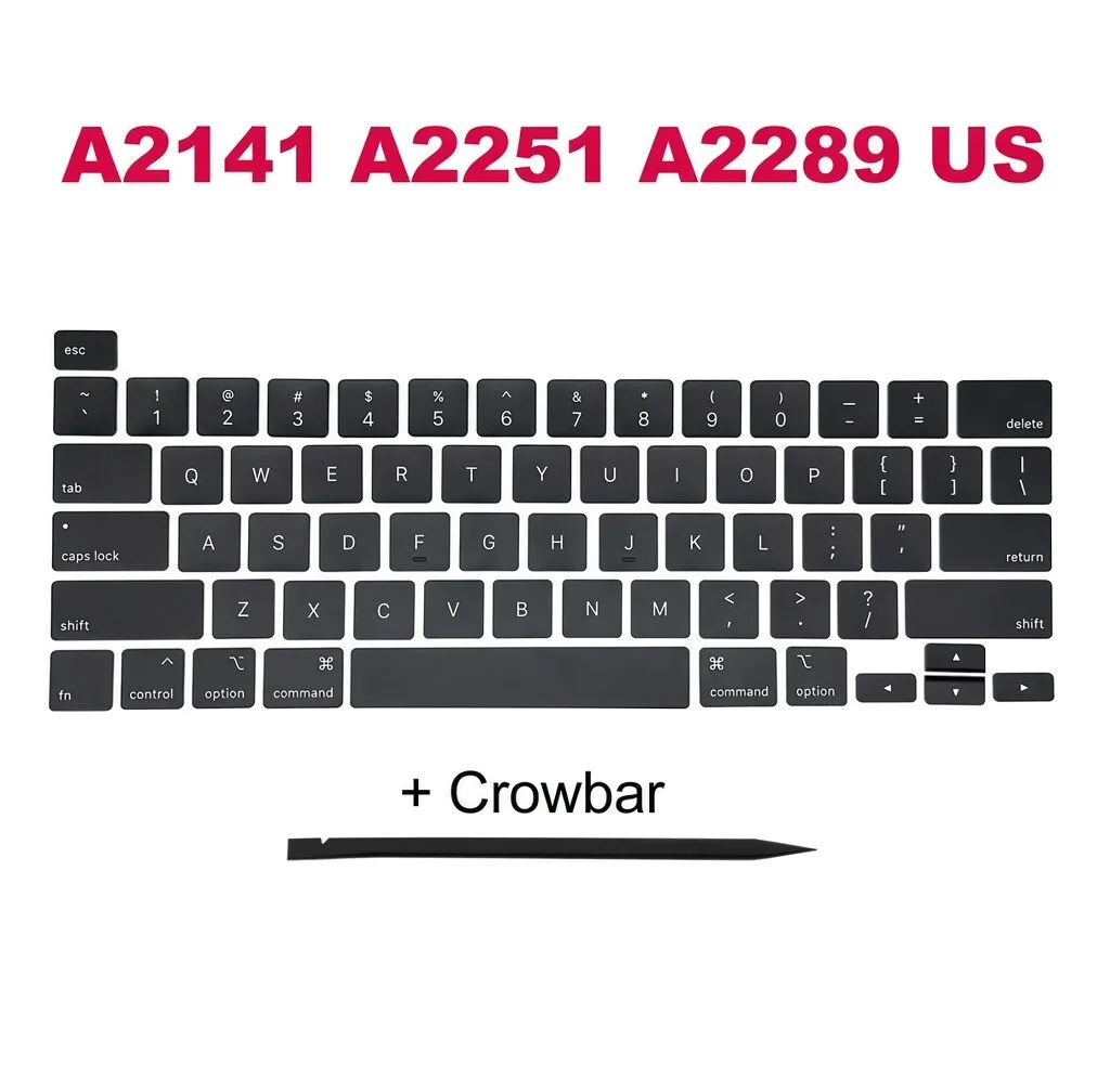 Replacement Keycaps for MacBook A2338 A2337 A2141 A2442 A2485 A2681