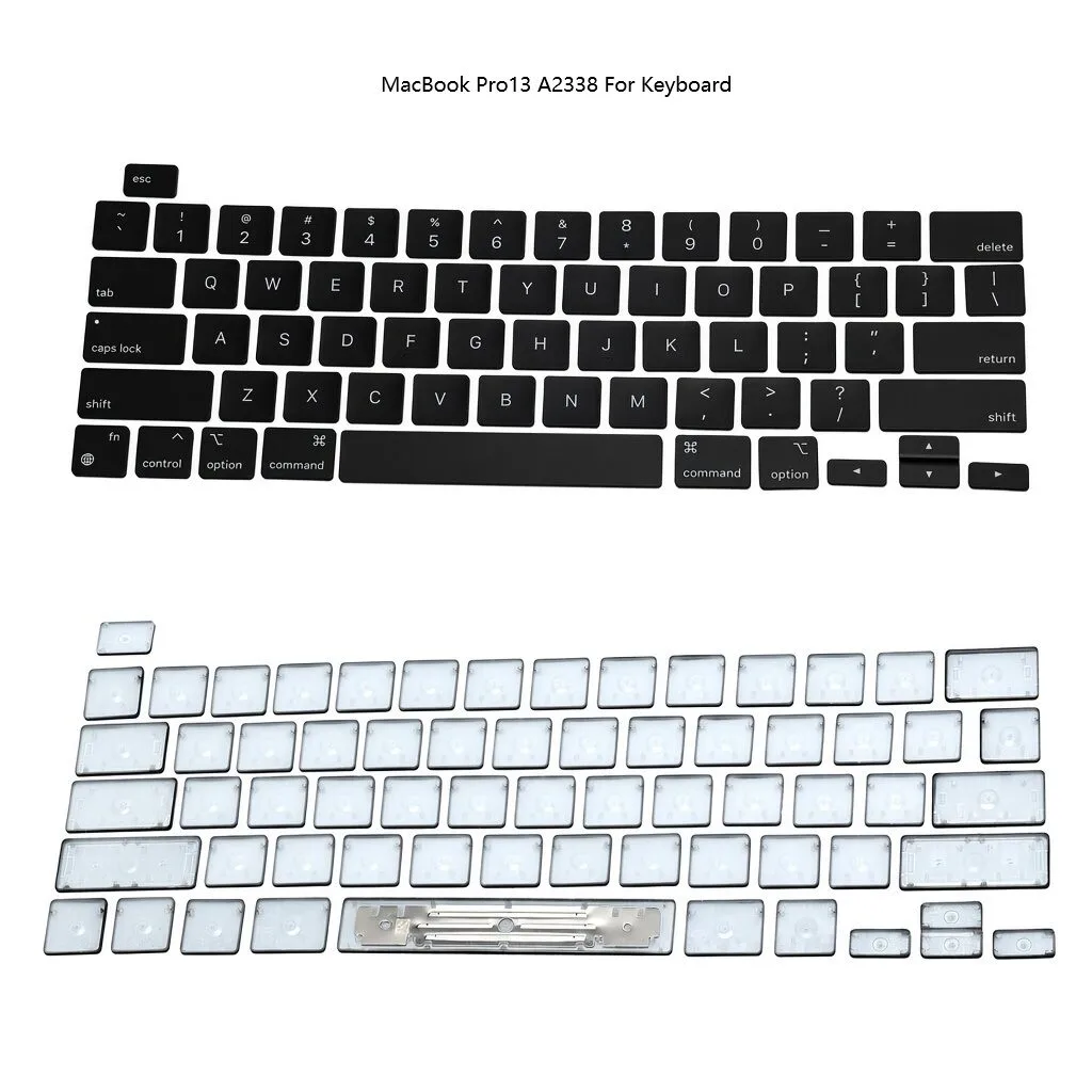 MacBook Pro 13-inch Keyboard Keycaps for A2338 US/UK Layout