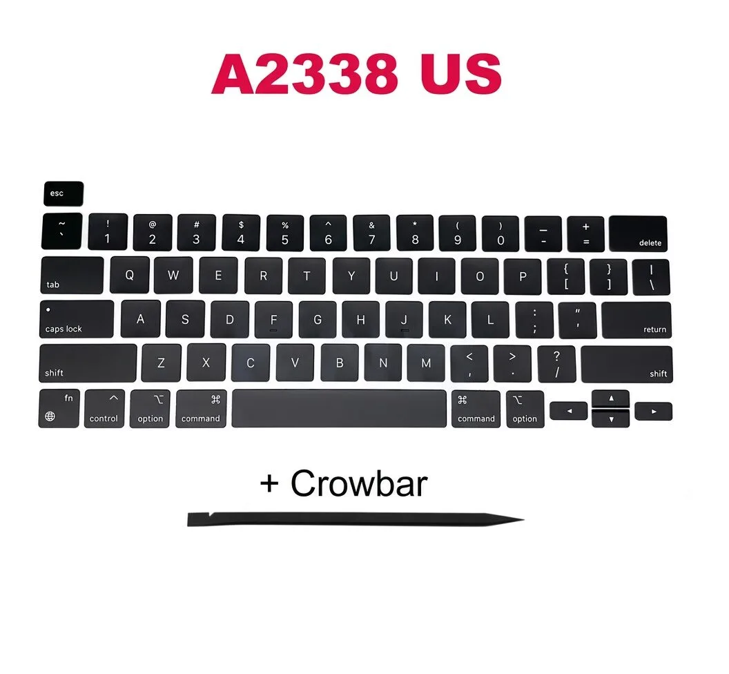 Replacement Keycaps for MacBook A2338 A2337 A2141 A2442 A2485 A2681